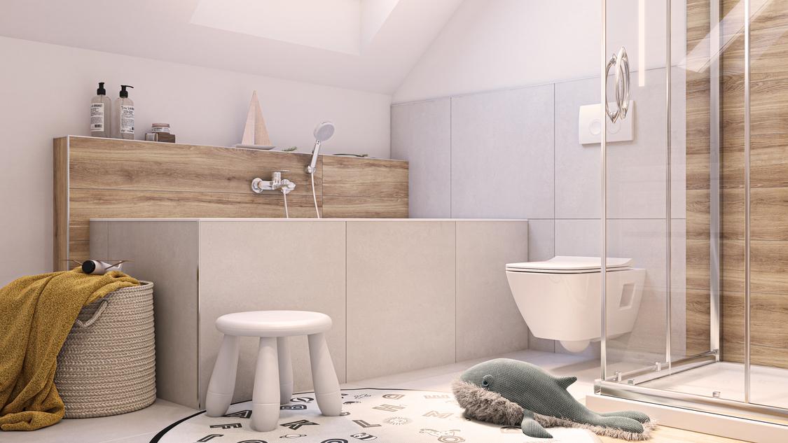 große komfortable Badewanne