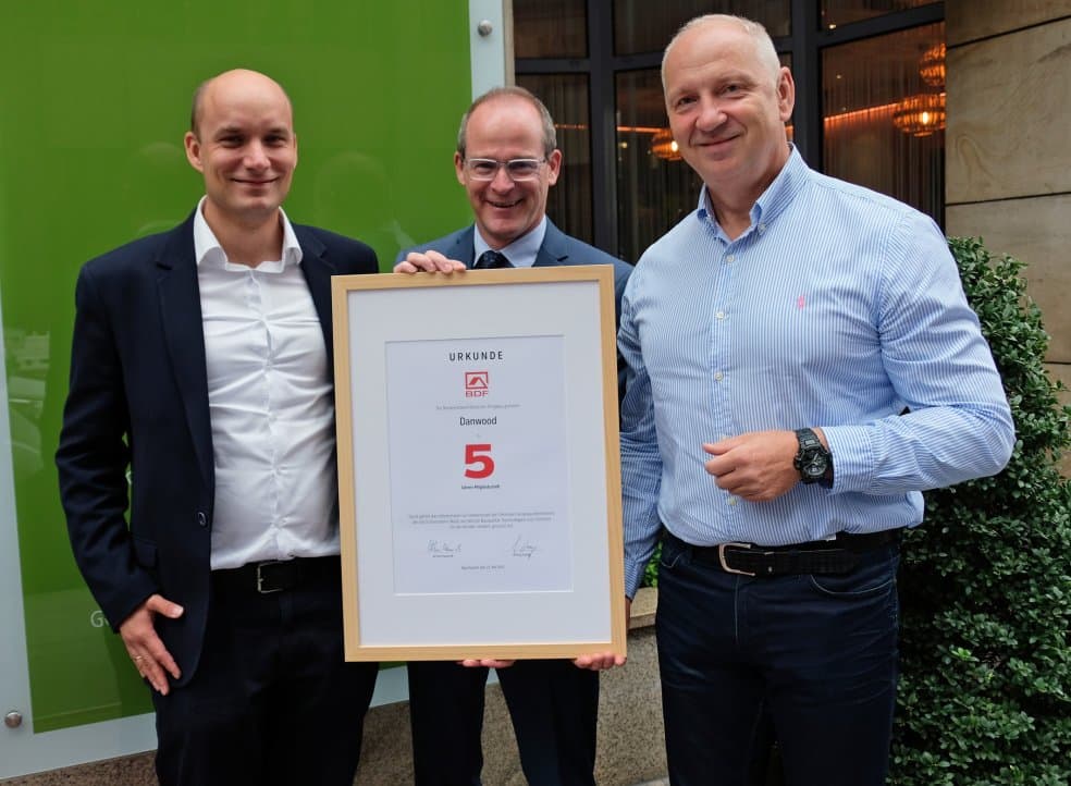 Danwood ist seit 5 Jahren im BDF